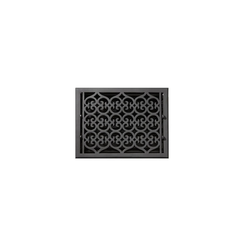 Cast Iron Wall Register Black D936426