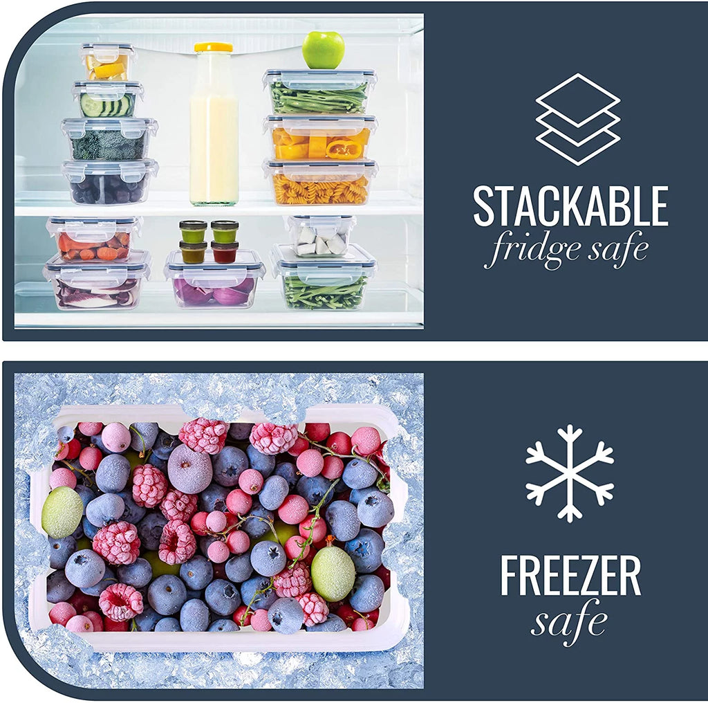 50 Pcs Airtight Food Storage Container Set with Lids Q59915