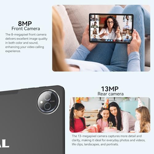 11 inch Android 14 Tablet, 128GB ROM 16GB RAM, 4G LTE, Octa-Core, 21MP Dual Camera, 1TB Expand, FHD Screen, 7000mAh A847