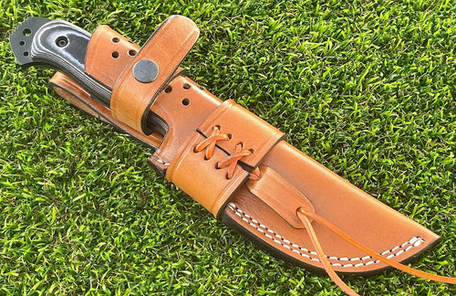 1095 Carbon Steel Bushcraft Knife with Sheath A878