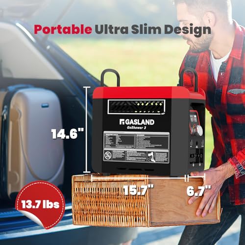 1lb Propane Portable Water Heater with Pump U299924