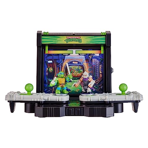 Teenage Mutant Ninja Turtles Battle Arena with 35+ Battle Sound Effects and 2 Exclusive Battling Mini Warriors Q1709