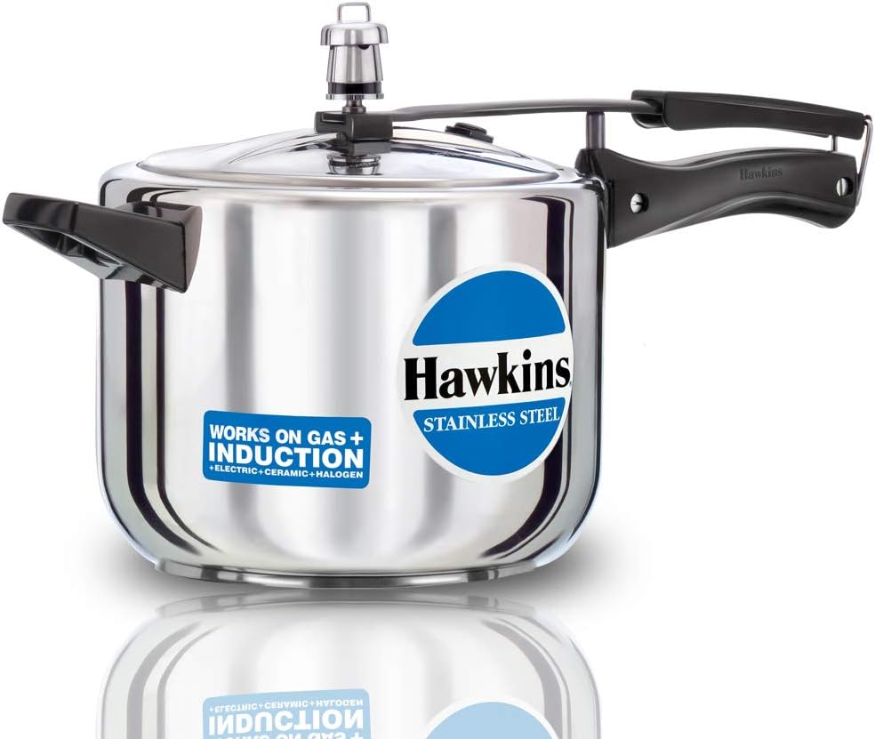 Stainless Steel 5.0 Litre Pressure Cooker E4354