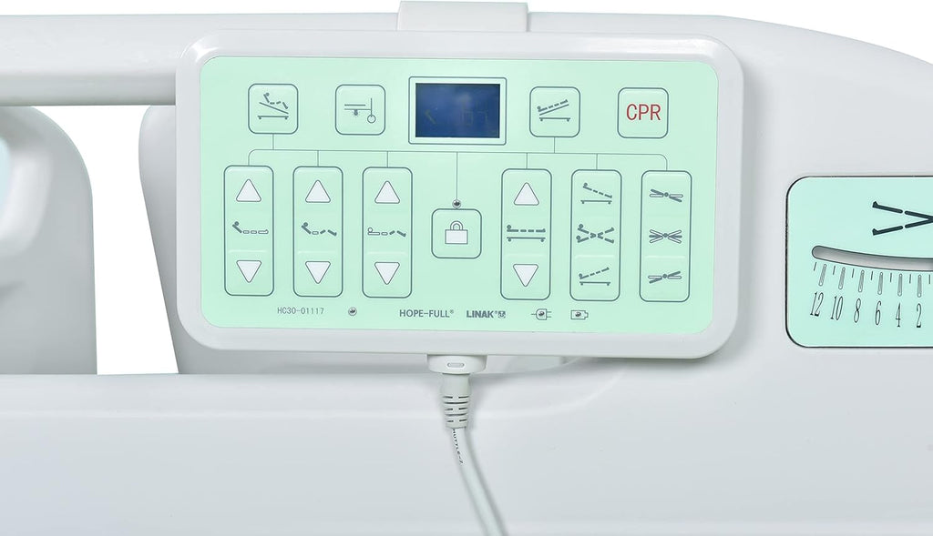 Multi-Functional ICU Electric Hospital Bed with Lateral Tilting and Rotation R990