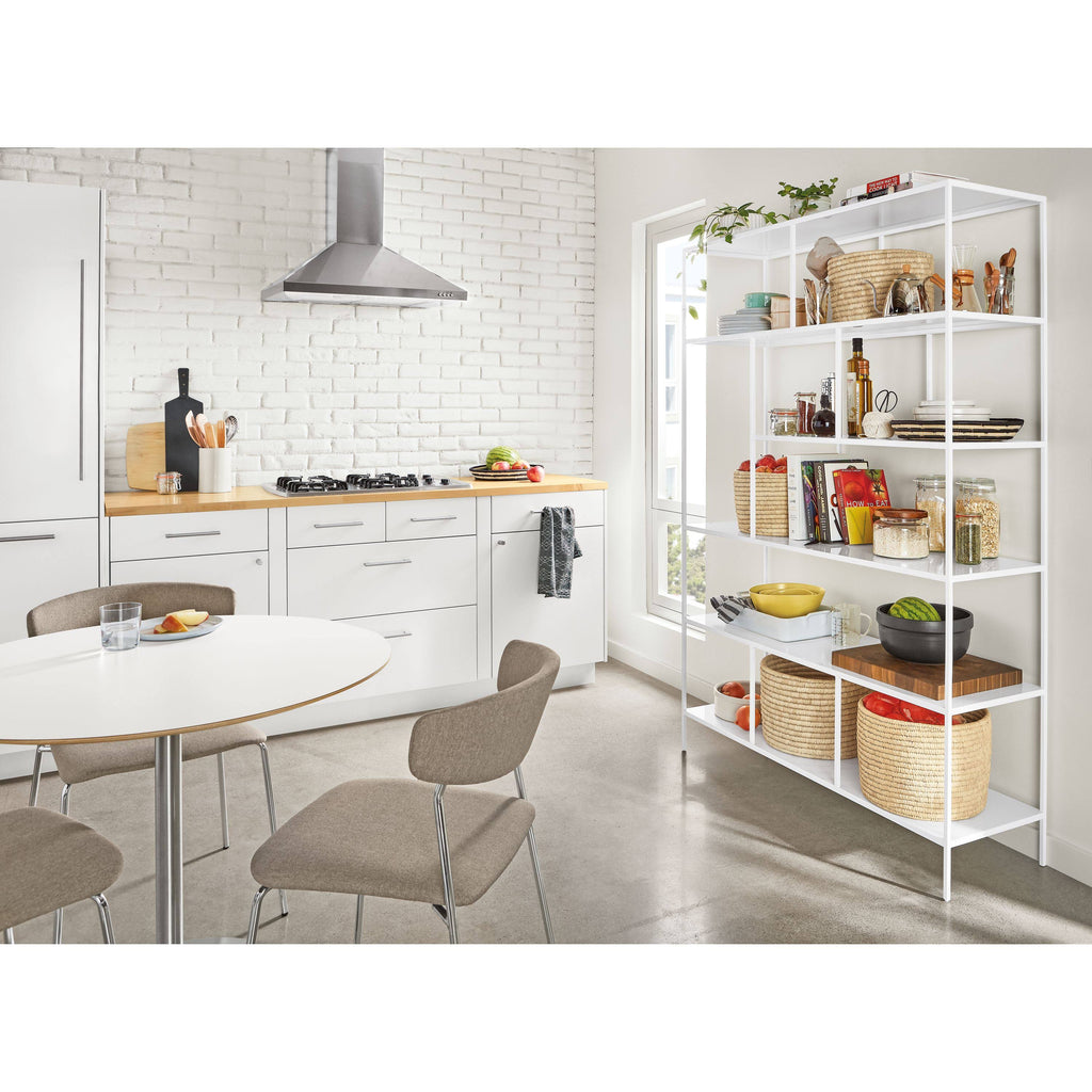 Modern Bookcase 15d 36W 72H in Saffron G74390