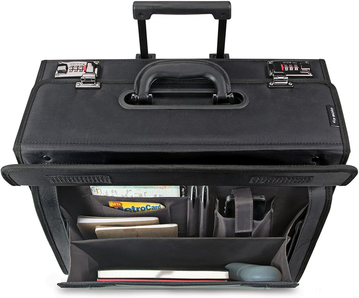 Black Rolling Catalog Case W2900