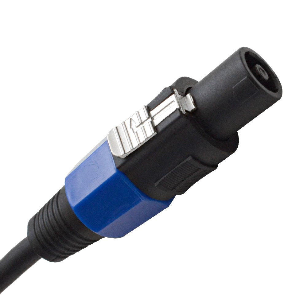 25 Foot Speakon to 1/4 Speaker Cable, 2 Conductor, 14 Gauge, Pack of 2 B286