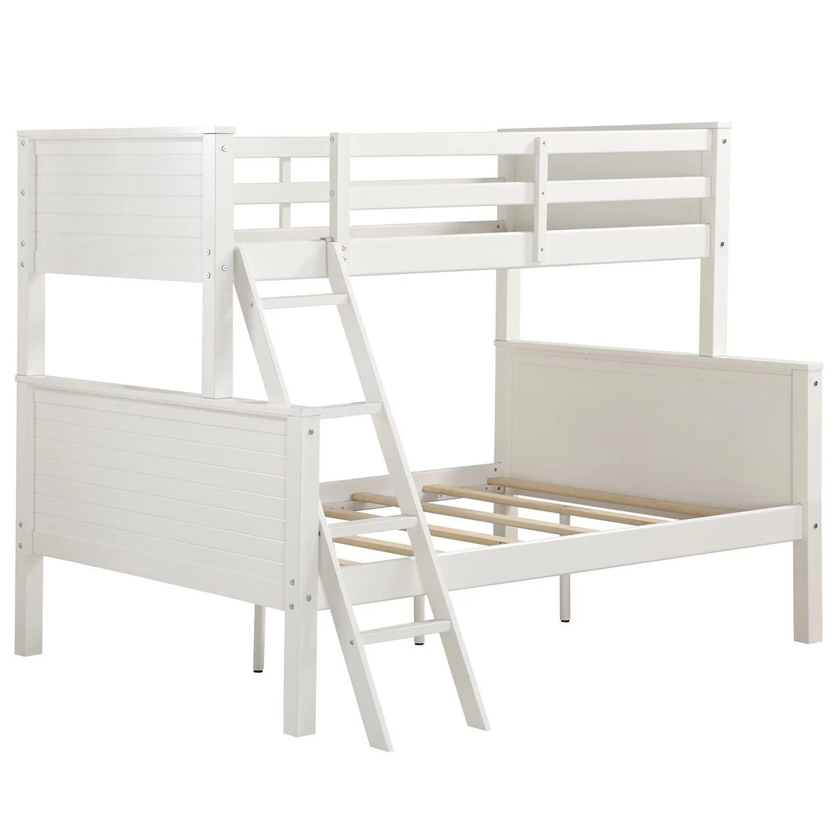 White Convertible Wood Bunk Bed S50453
