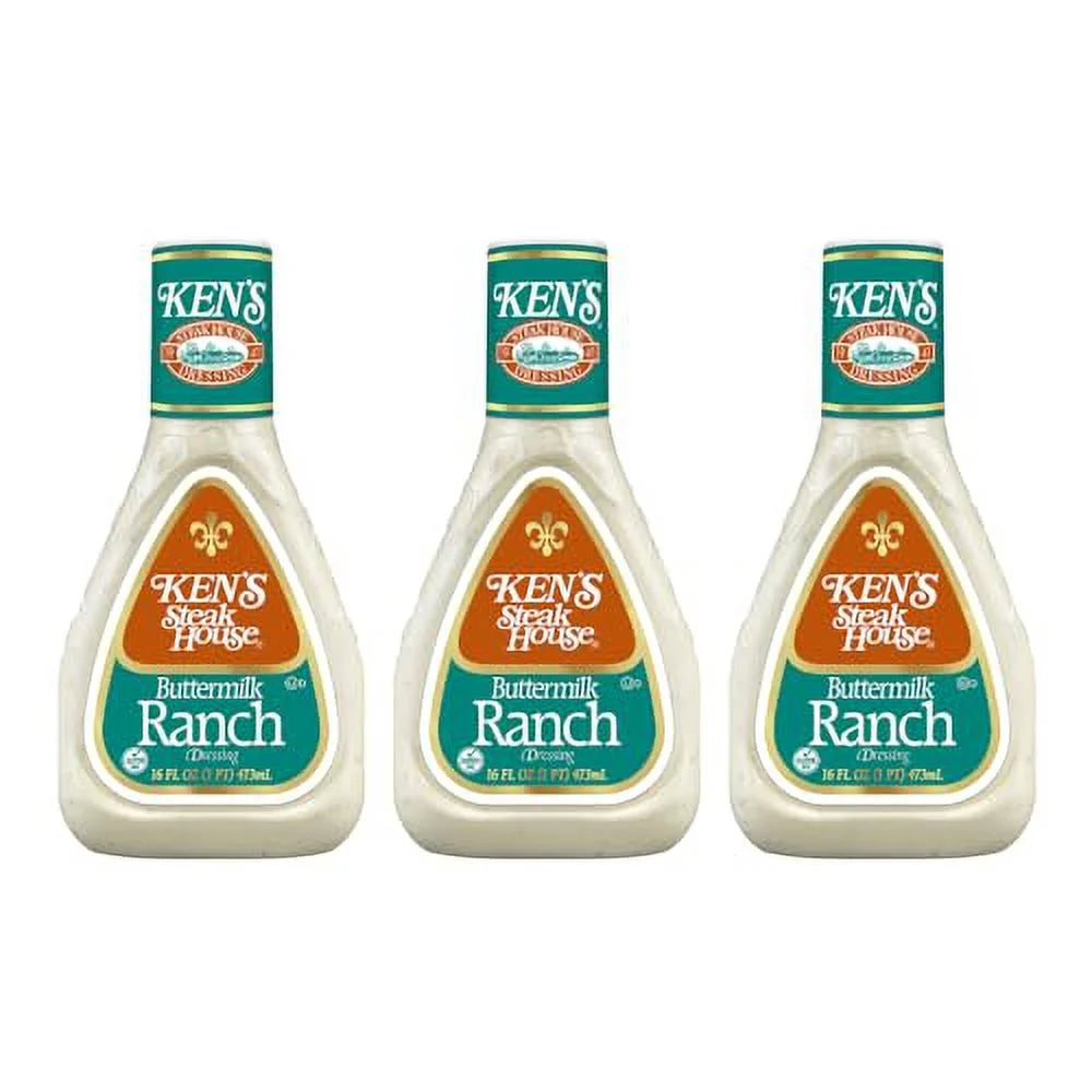 Buttermilk Ranch Dressing 16 oz Pack of 3 Y23953