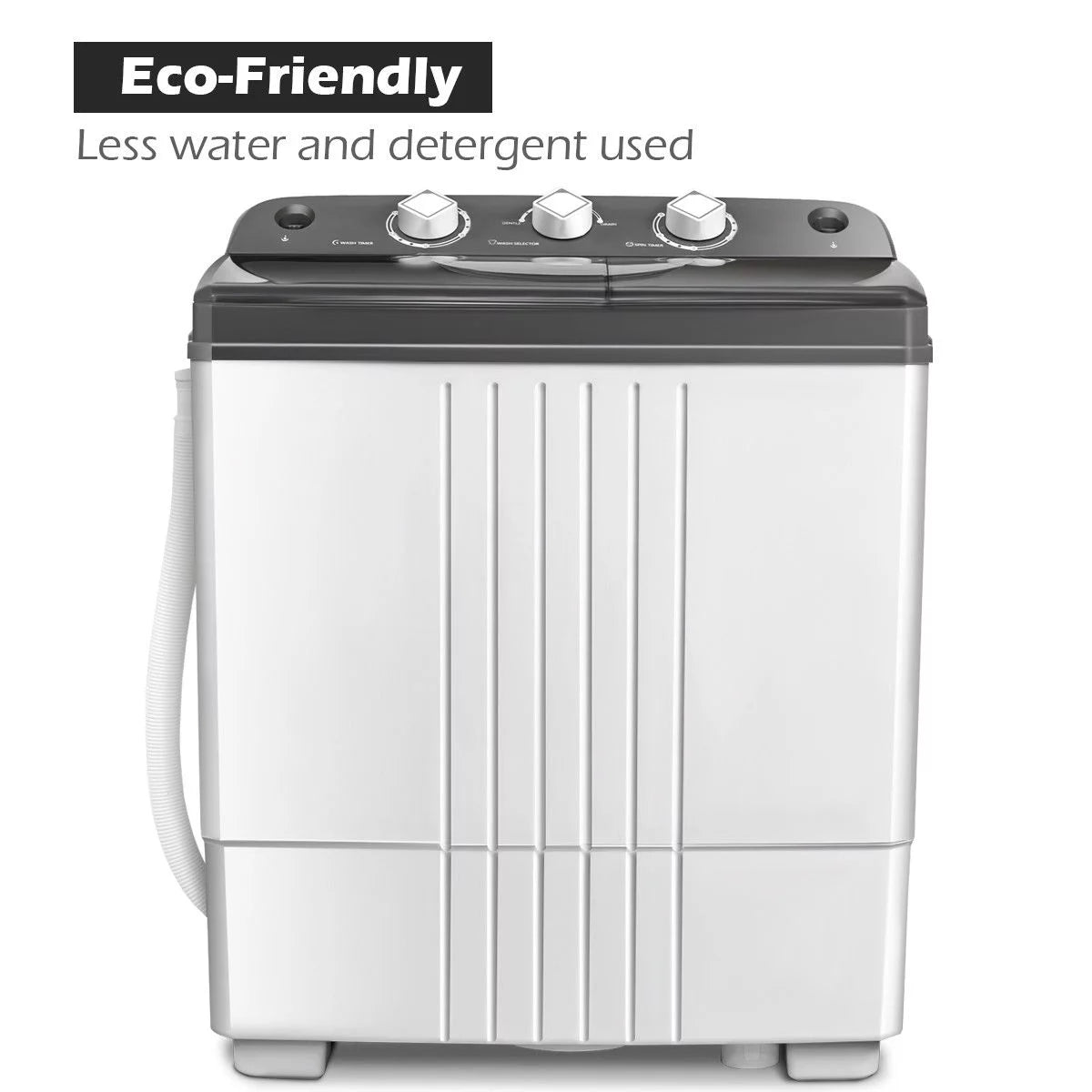 Portable Mini Compact Twin Tub Washing Machine T27328