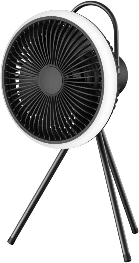 Camping Fan with LED Lantern, USB Desk Fan, Pack of 2 P9718