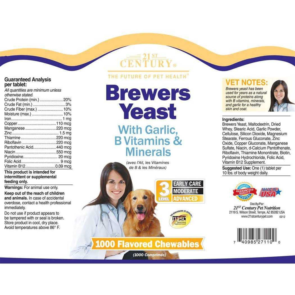 Brewers Yeast Chewable Tablets with Garlic R76043