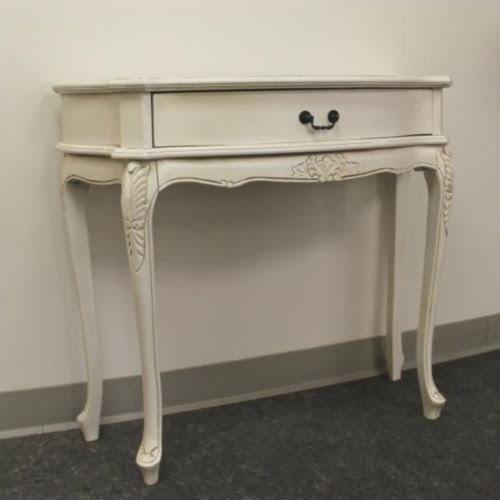 Antique White 1 Drawer Console Table Q301853