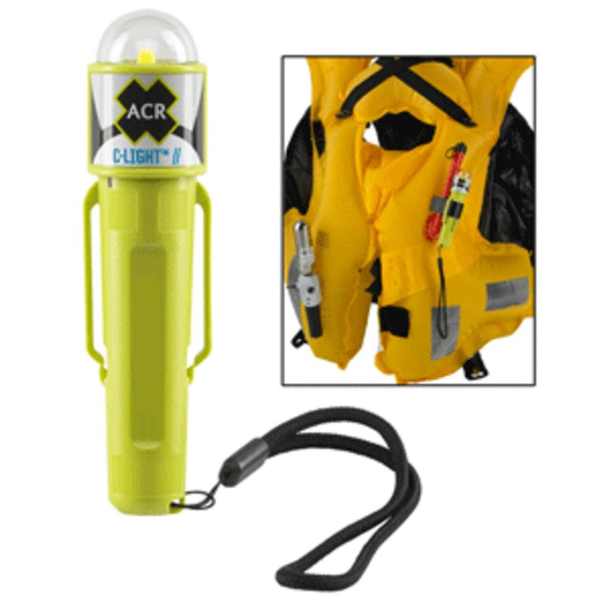 Manual Activated LED PFD Vest Light with Clip I611822