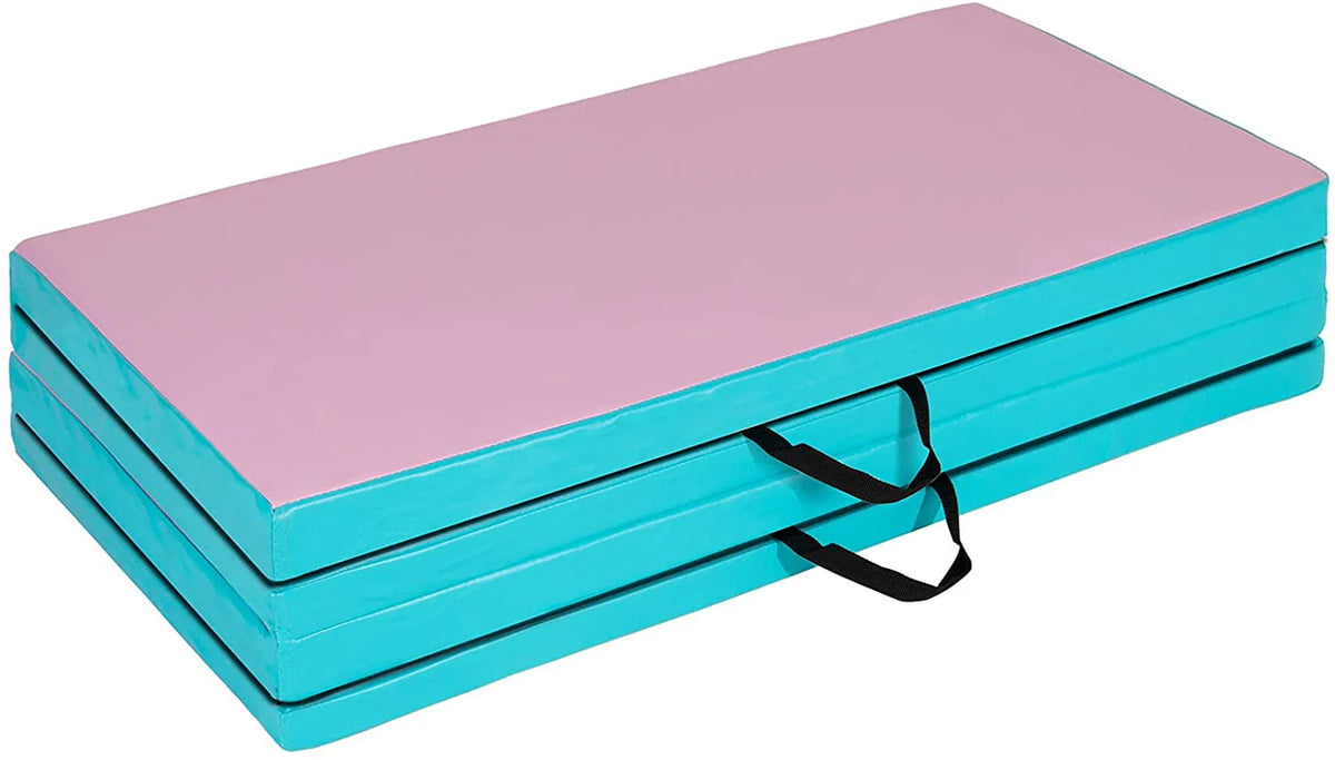 4'x10'x2'' Folding Exercise Mat with Carrying Handles X245
