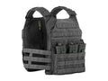 Black Medium Plate Carrier Set with Skeletal Cummerbund E74372