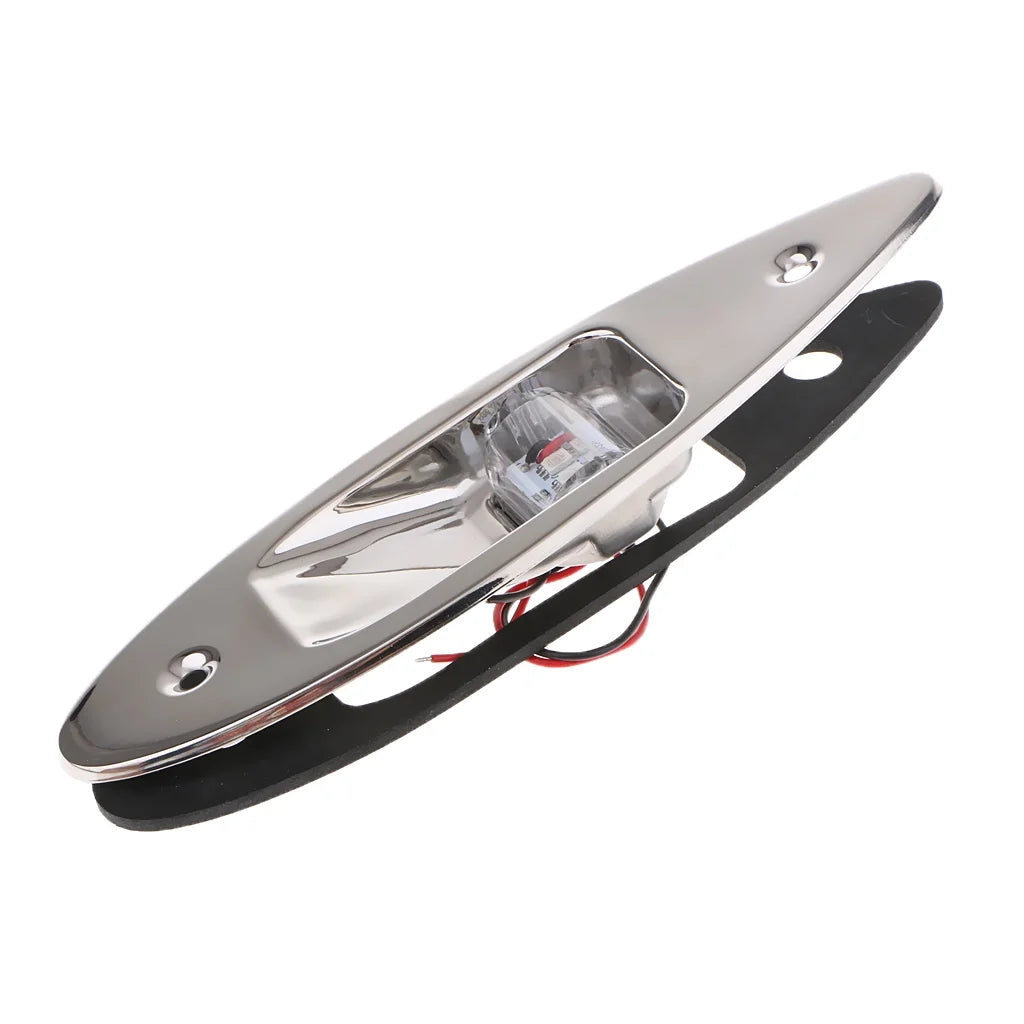 Pair of Marine Boat LED Side Tear Drop Lights Vertical Mount B1261