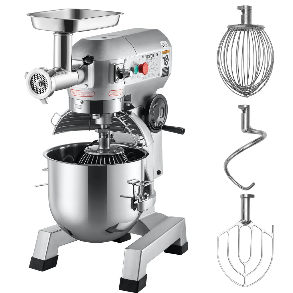 20Qt Stainless Steel Bowl 1100W Electric Stand Mixer with Meat Grinder Q224694