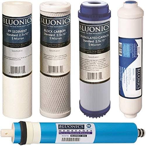 RO Replacement Filter Set 5 Pcs with 100 gpd Membrane N768255
