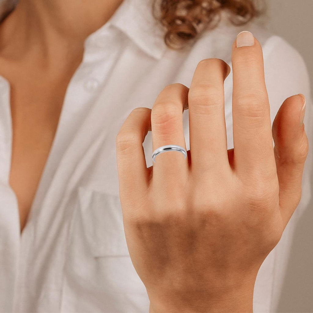 Platinum Wedding Band V6100