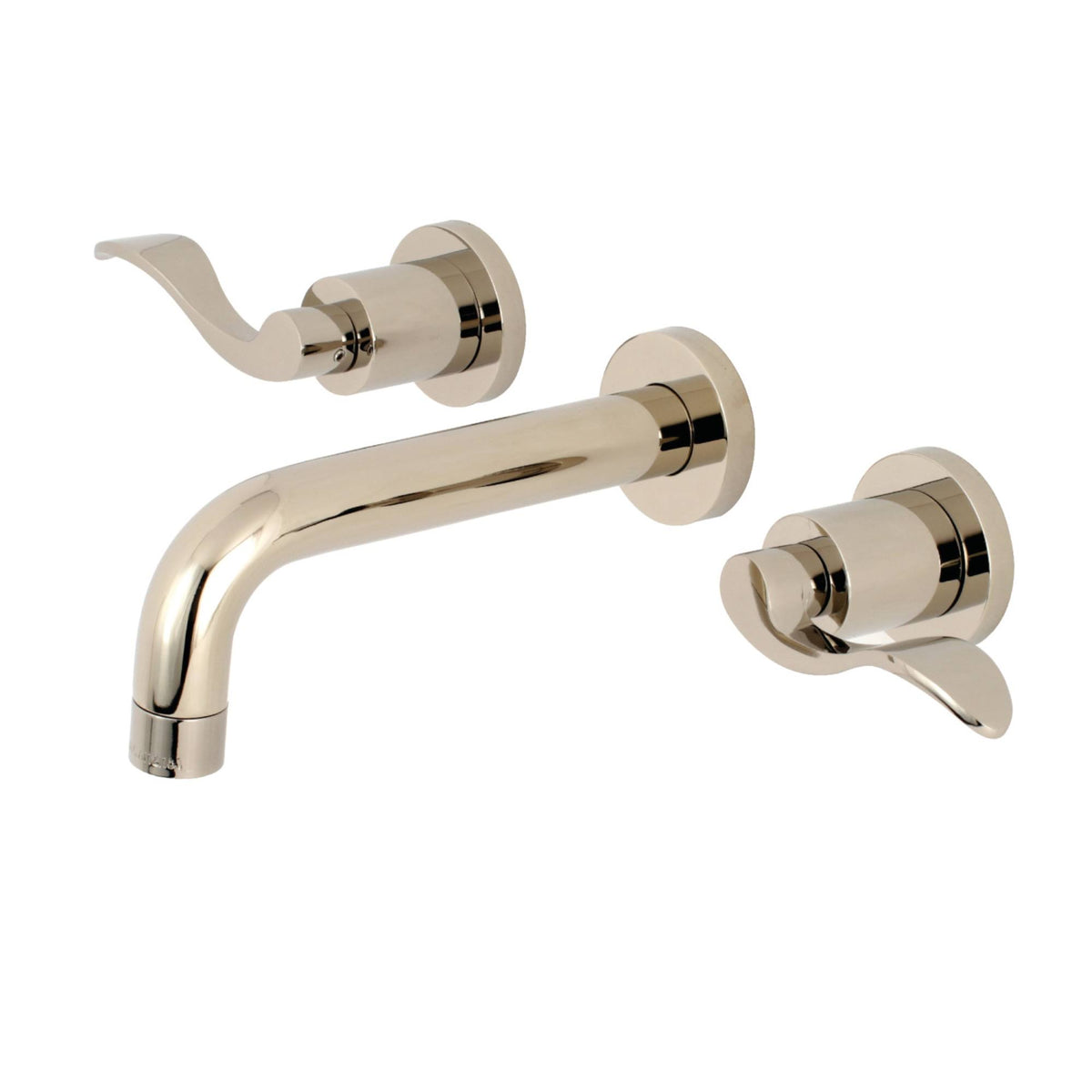Polished Nickel Wall Mount Bathroom Faucet S545