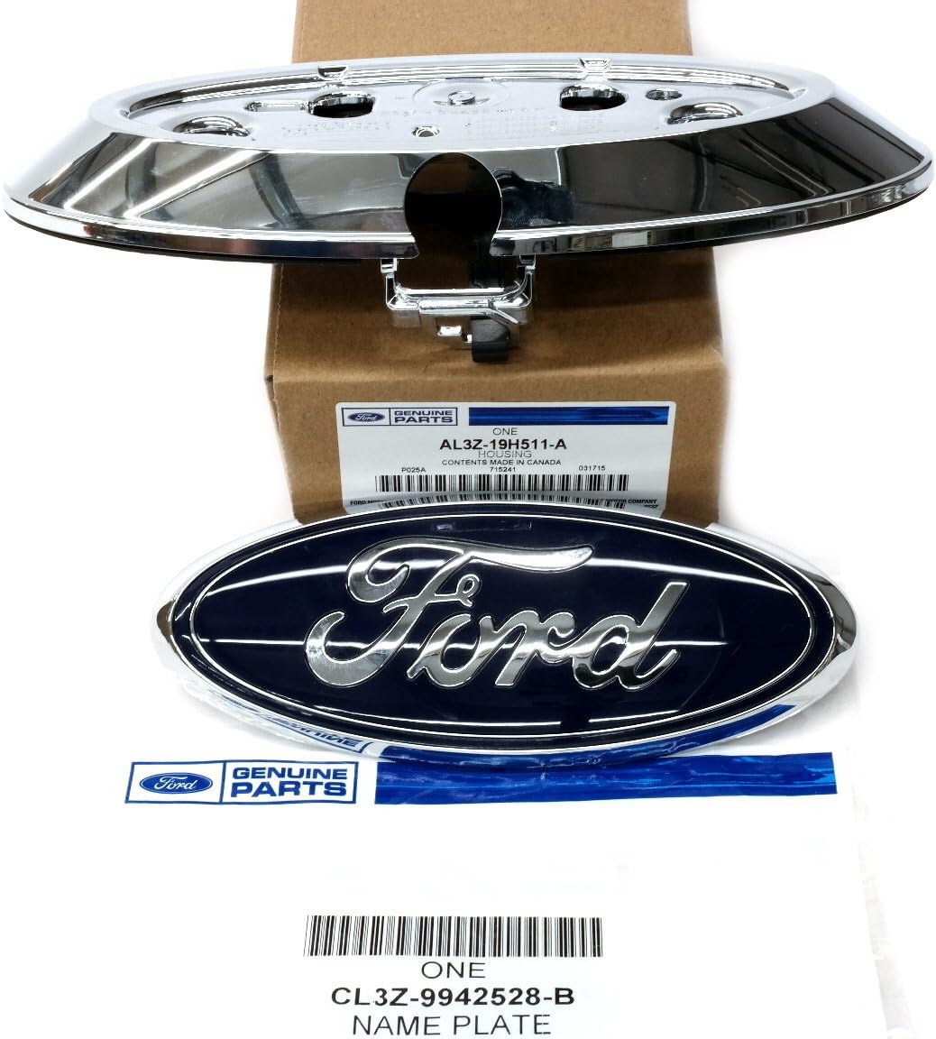 2009-2014 Ford F-150 Tailgate Back Up Camera Housing Bezel & Emblem Pack of 2 P367
