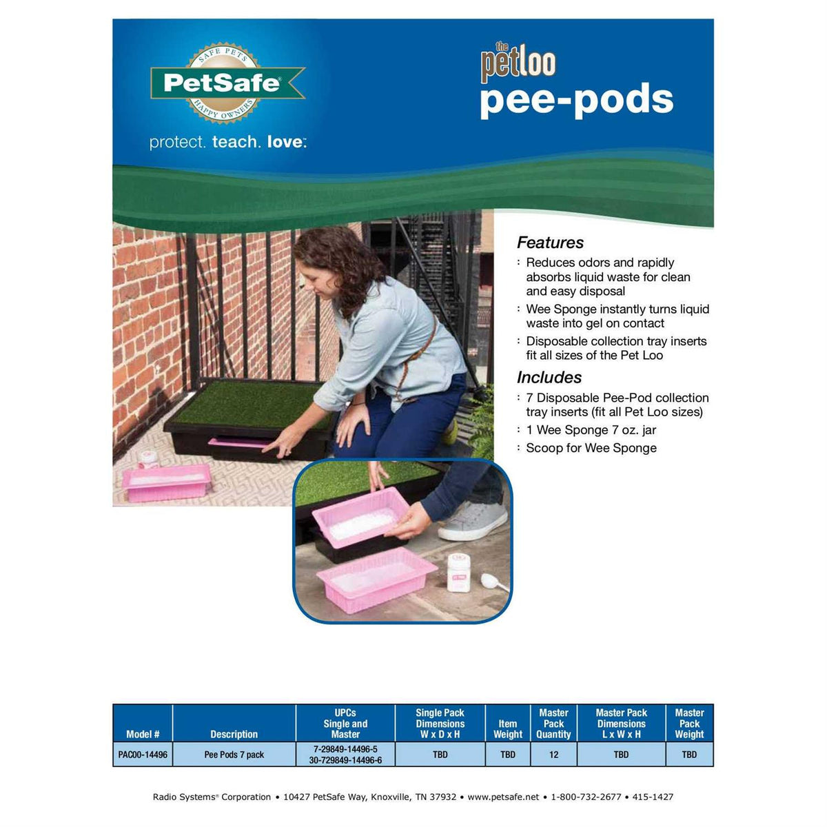 Pet Loo Pee Pod 7 pack A28815