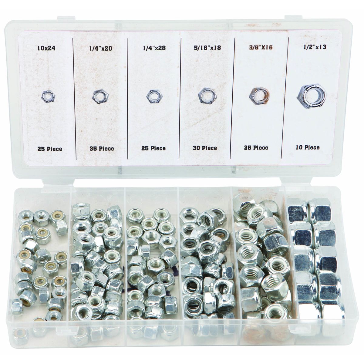 Nylon Locknut Set, 150 Piece T927