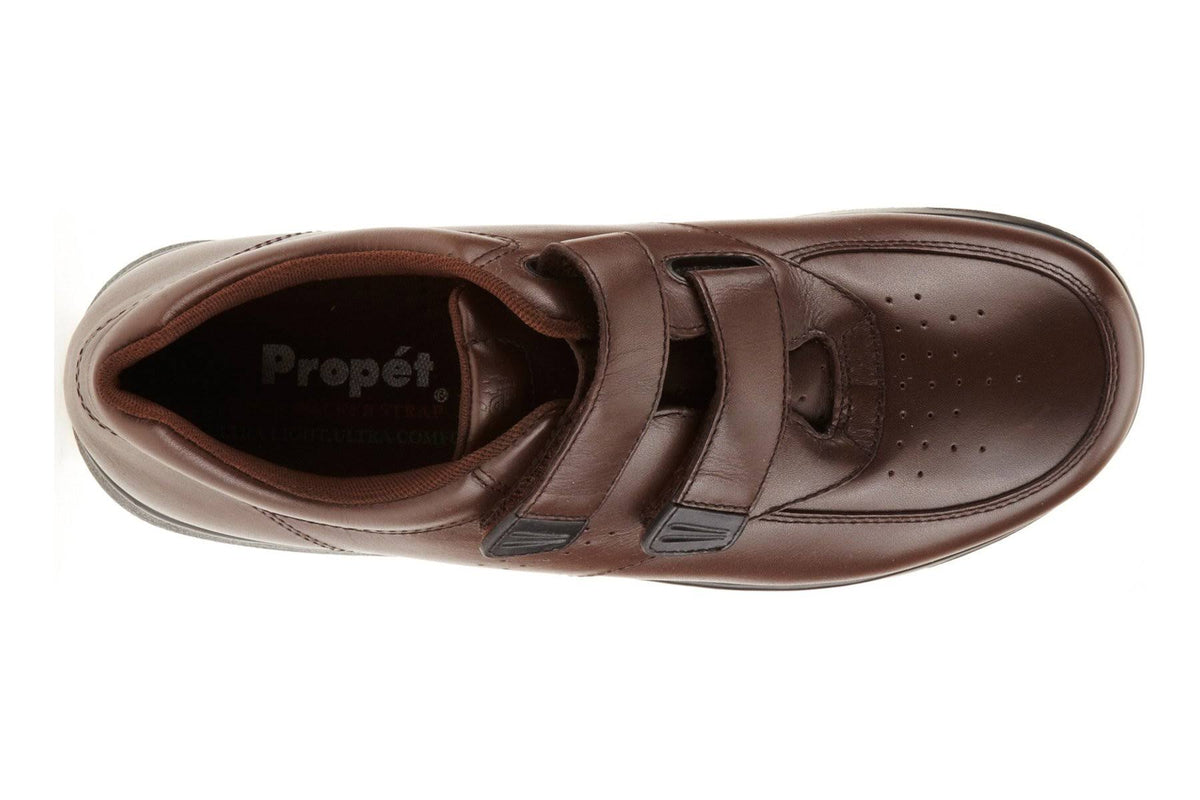 Brown Strap Walker Shoes Z113626