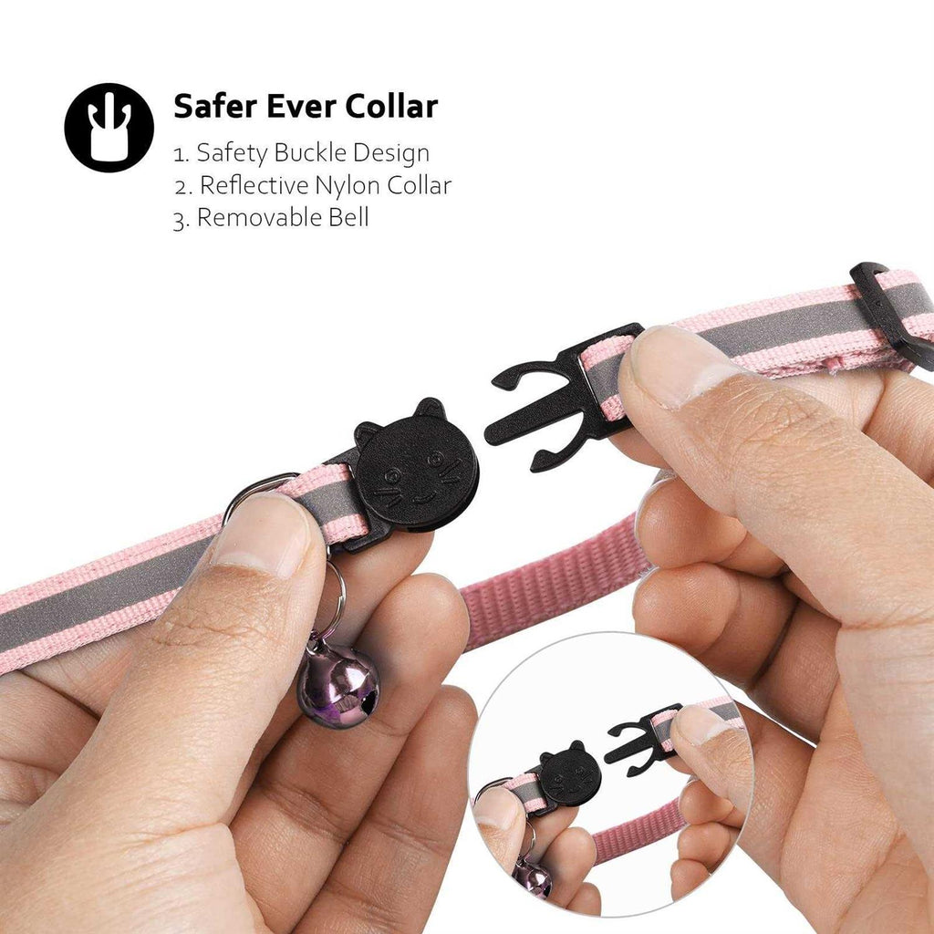 Breakaway Cat Collar with Air Tag Case A8781