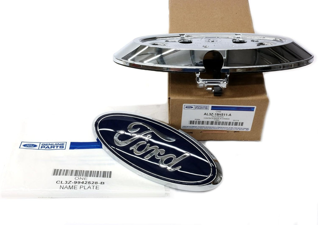 2009-2014 Ford F-150 Tailgate Back Up Camera Housing Bezel & Emblem Pack of 2 P367