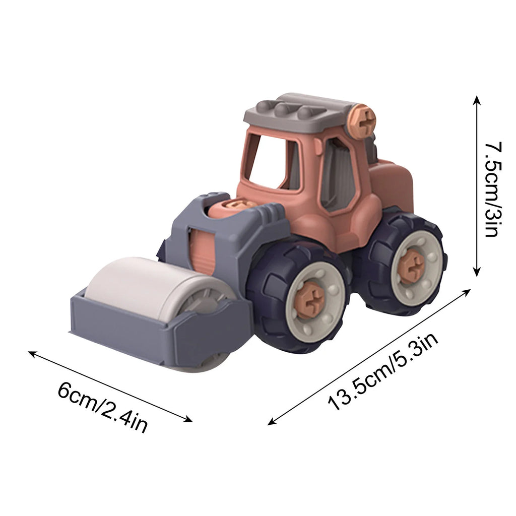 DIY Nut Building Construction Toy Excavator T8451