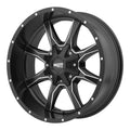 Satin Black Milled 17x8 Wheel T729830