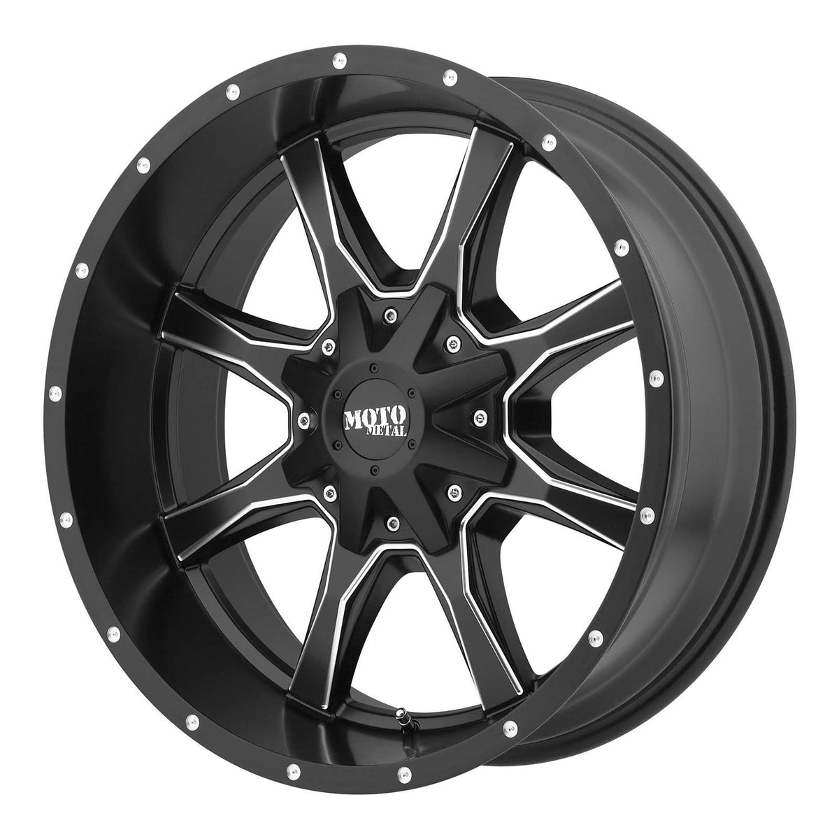 Satin Black Milled 17x8 Wheel T729830