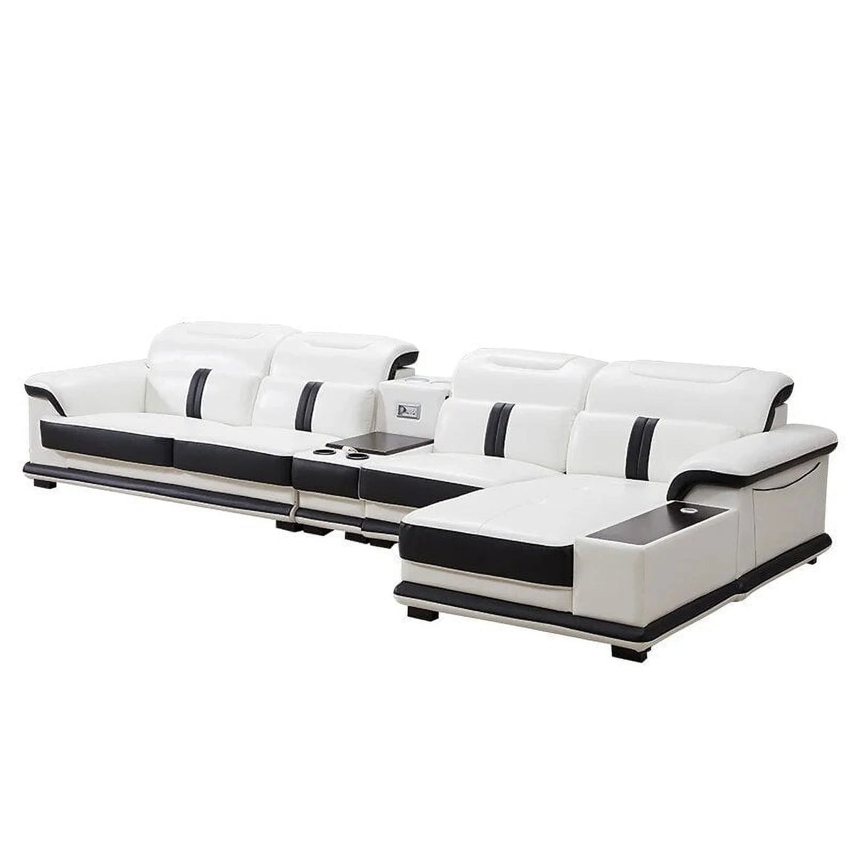 Genuine Leather Recliner Sofa Set H872