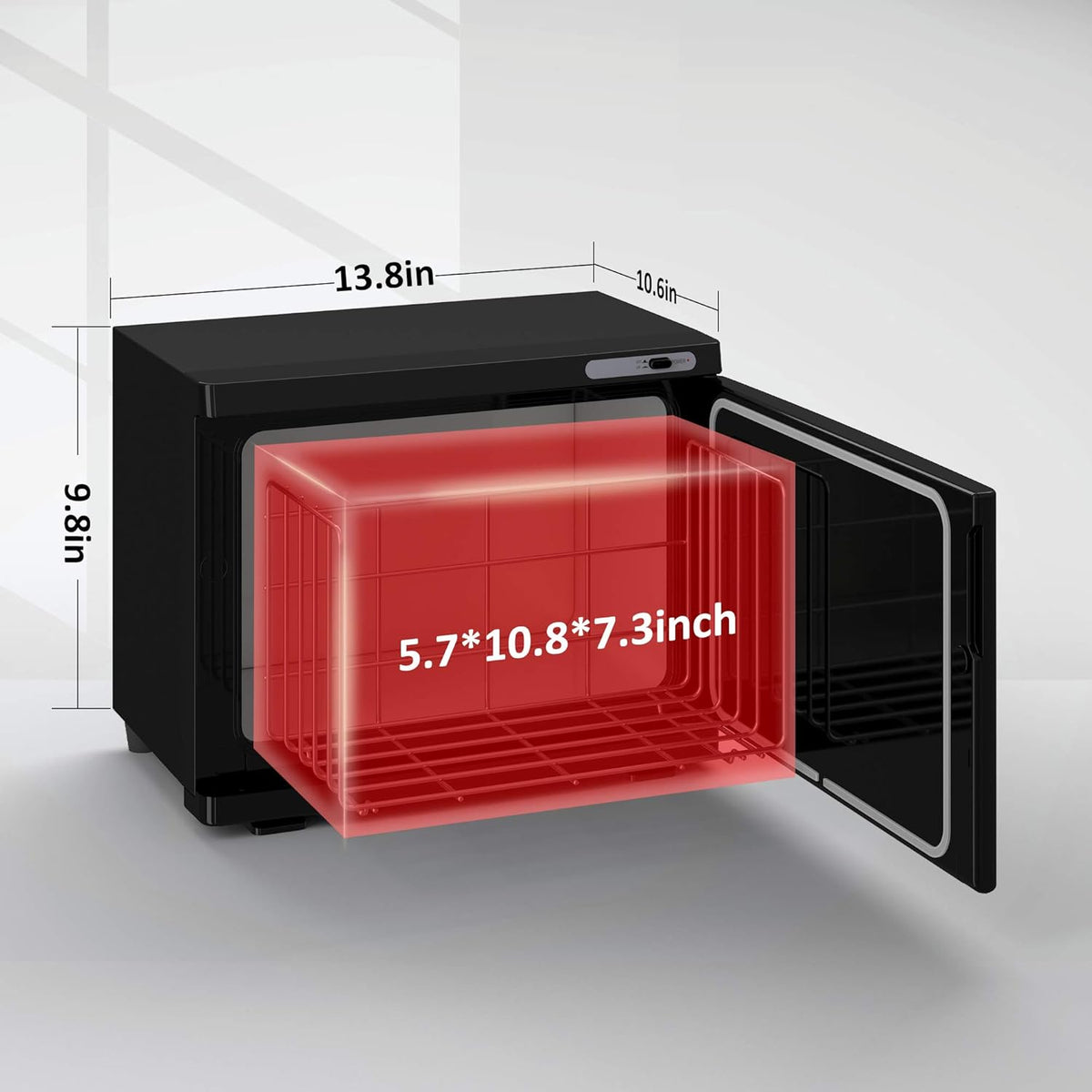 Black Spa Hot Towel Cabinet Towel Warmer (8L) N31448