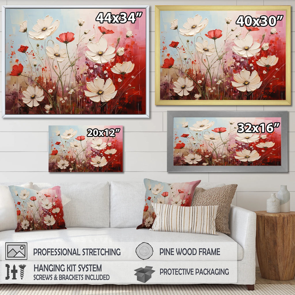 Flower Framed Canvas Art Print O6832