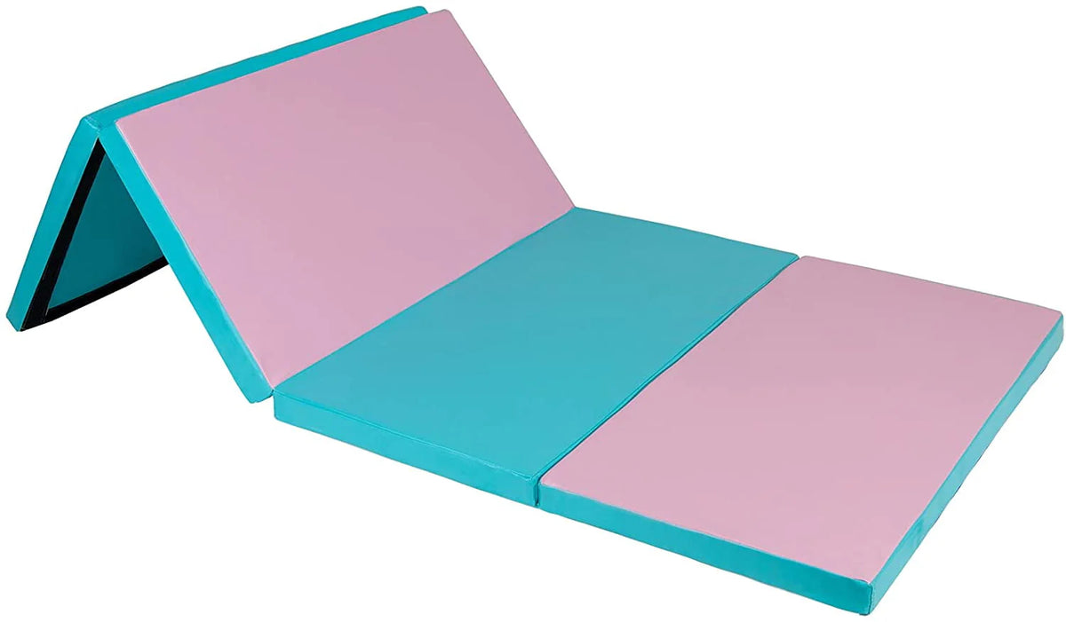 4'x10'x2'' Folding Exercise Mat with Carrying Handles X245