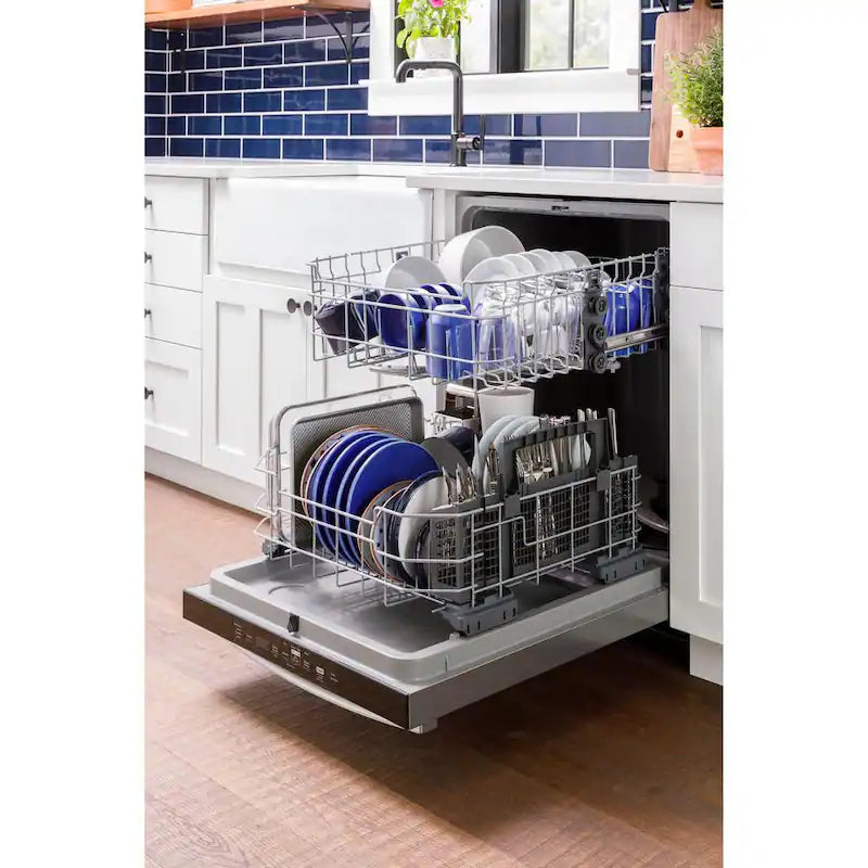 Black 24 in. Built-In Tall Tub Dishwasher Q629