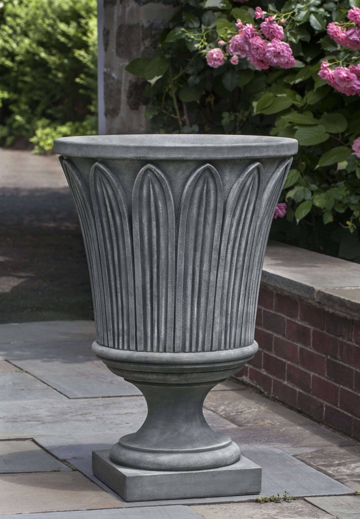 Aged Limestone Urn B82035