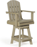 Lime Green Poly Swivel Pub Chair N6795