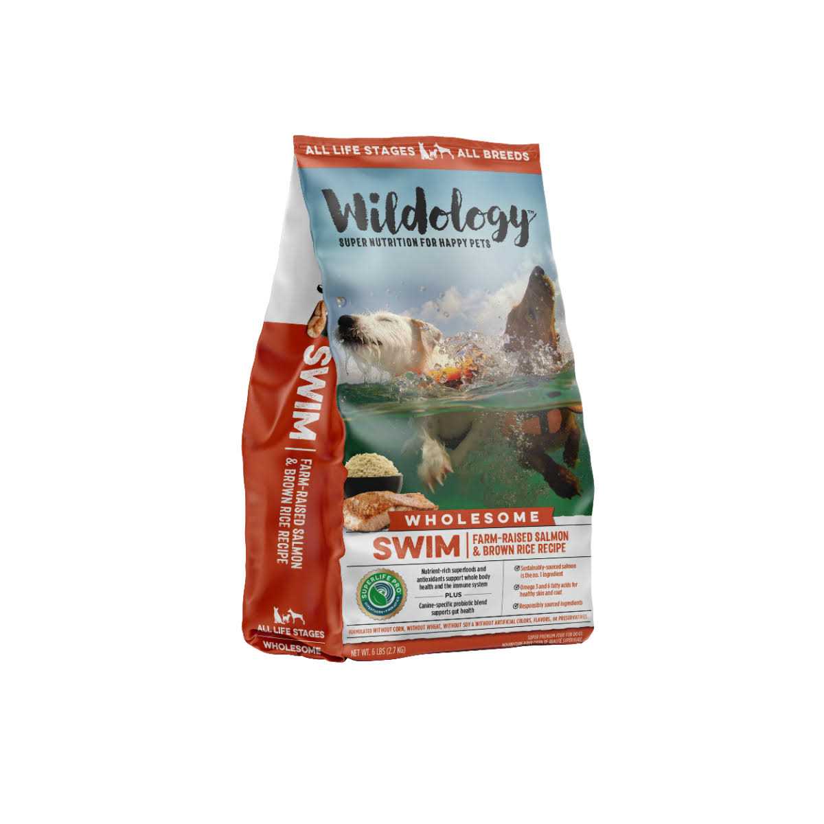 Farm-Raised Salmon & Brown Rice Dog Food G429118