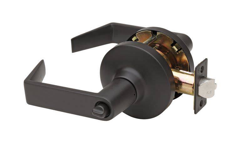 Satin Stainless Cylindrical Entry Door Lever R83689
