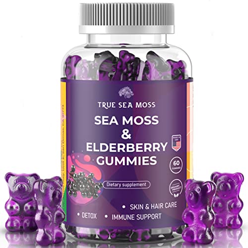 Sea Moss Elderberry Gummies 60 pcs O83171