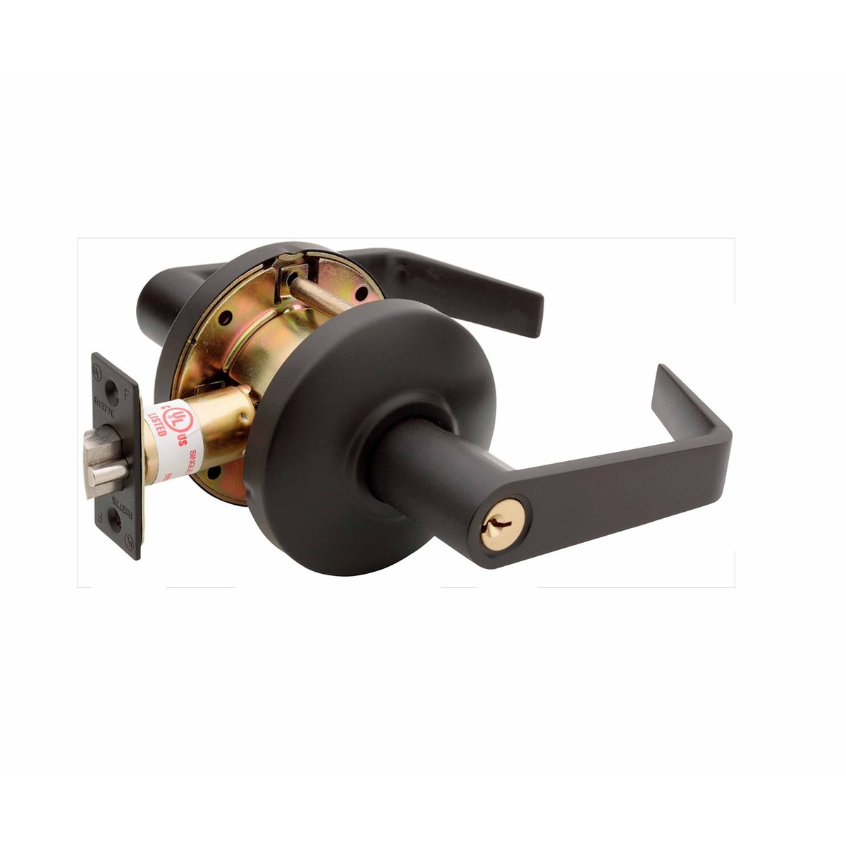 Satin Stainless Cylindrical Entry Door Lever R83689