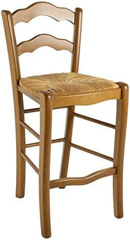 Set of Two Wood Counter Stools G8885