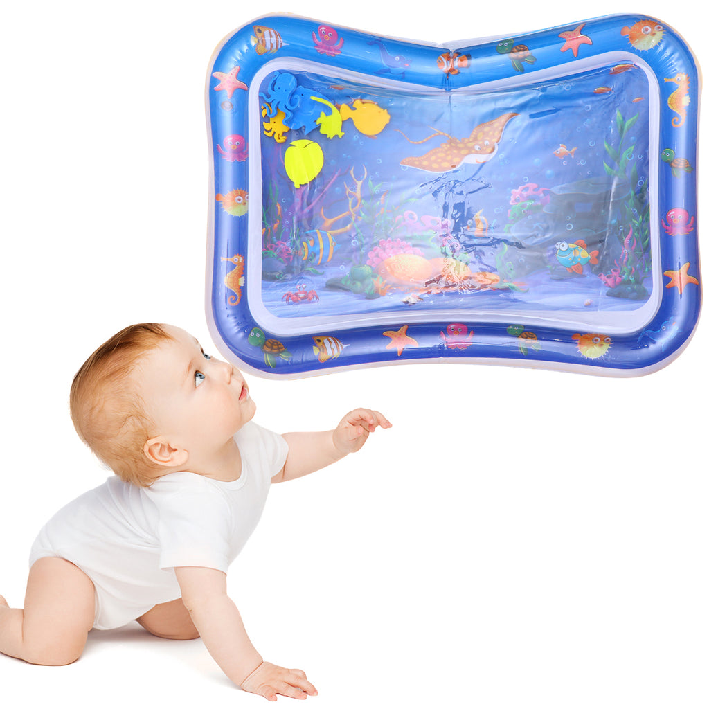 Inflatable Crawling Cushion Water Play Mat (Blue) F232474