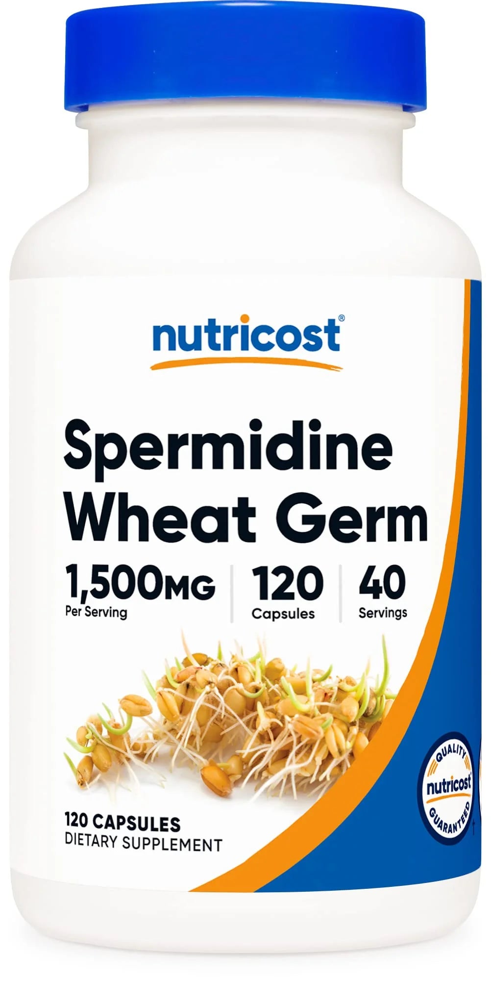 1500mg Wheat Germ Extract 120 Capsules Vegetarian Non-GMO F7044