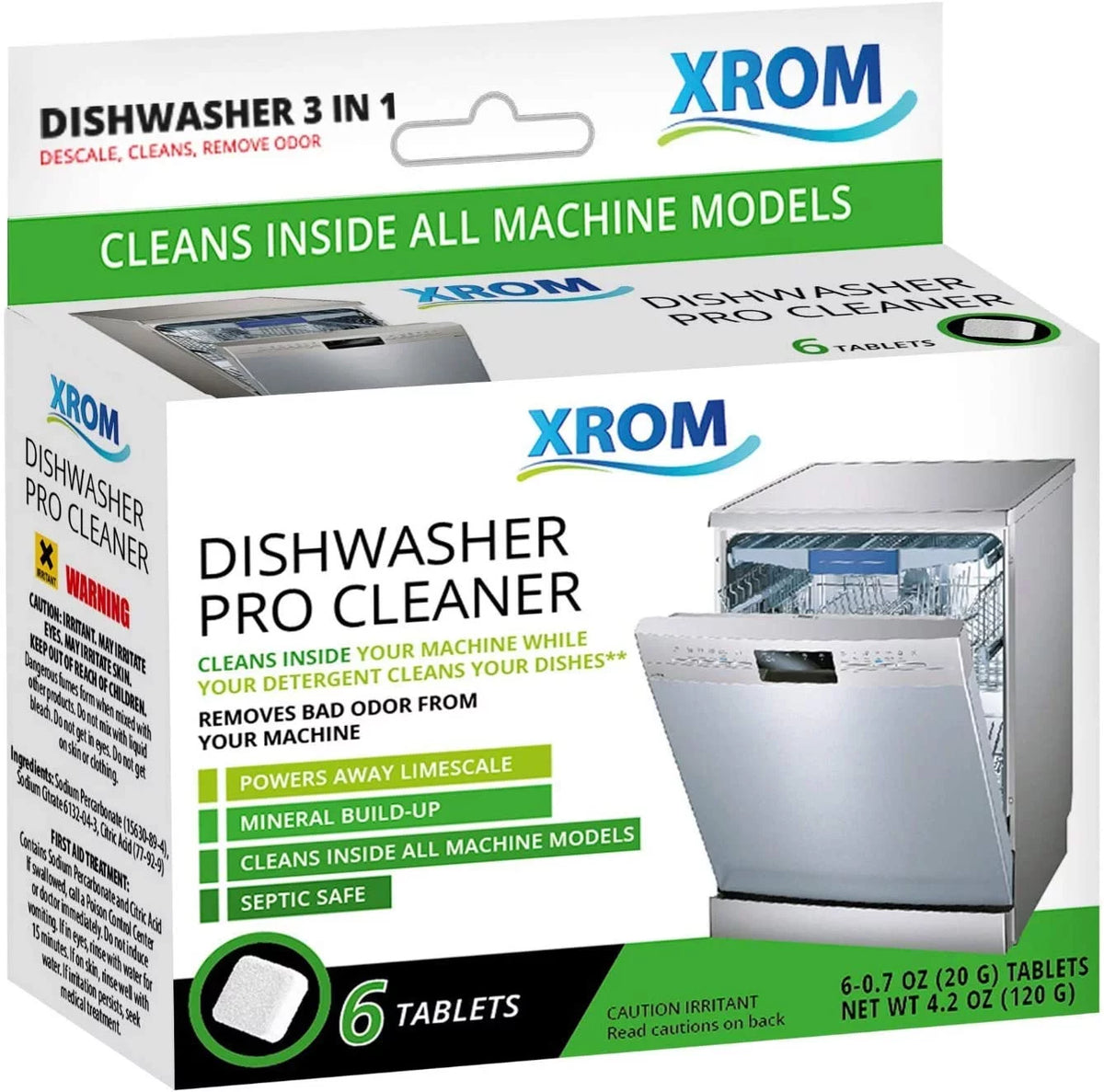 Dishwasher Cleaner and Descaler, 6 Treatments P6436