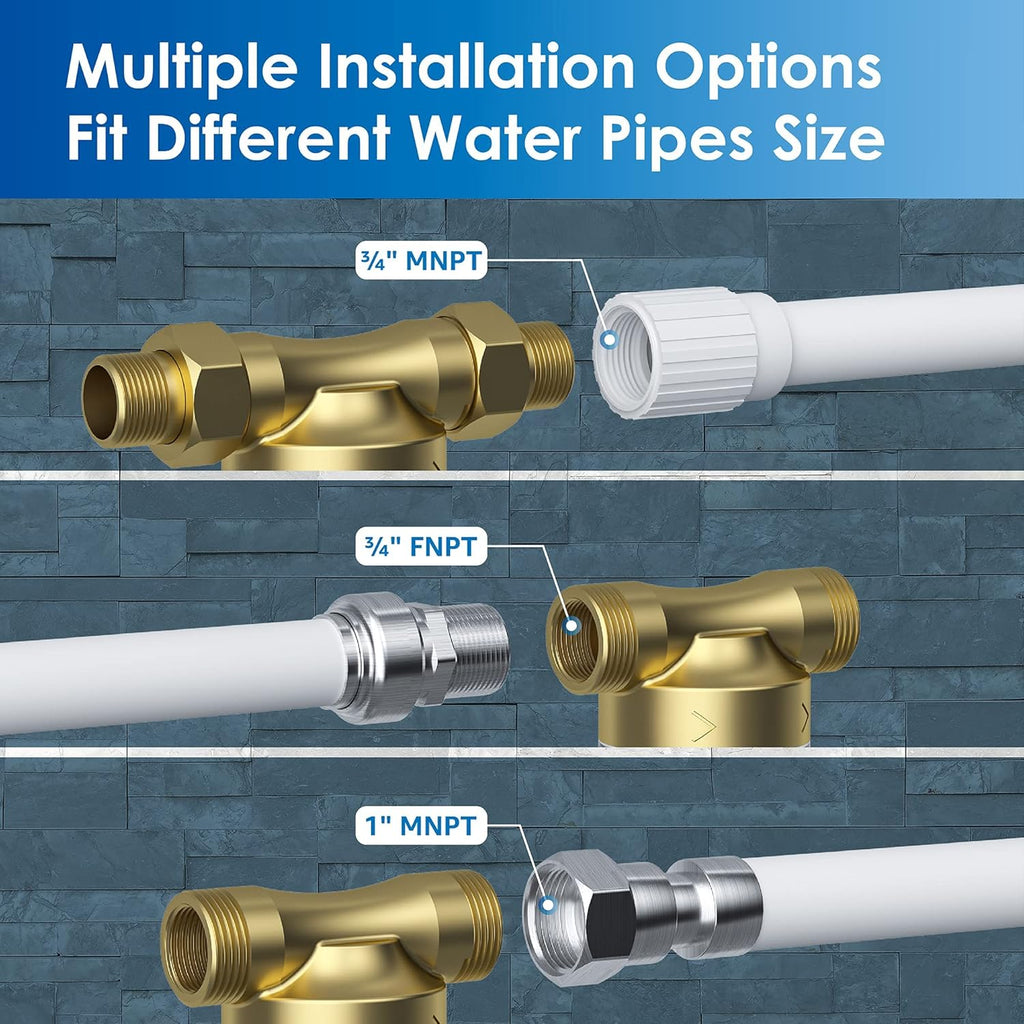 50-Micron Reusable Whole House Water Filter, Pack of 2 O99613
